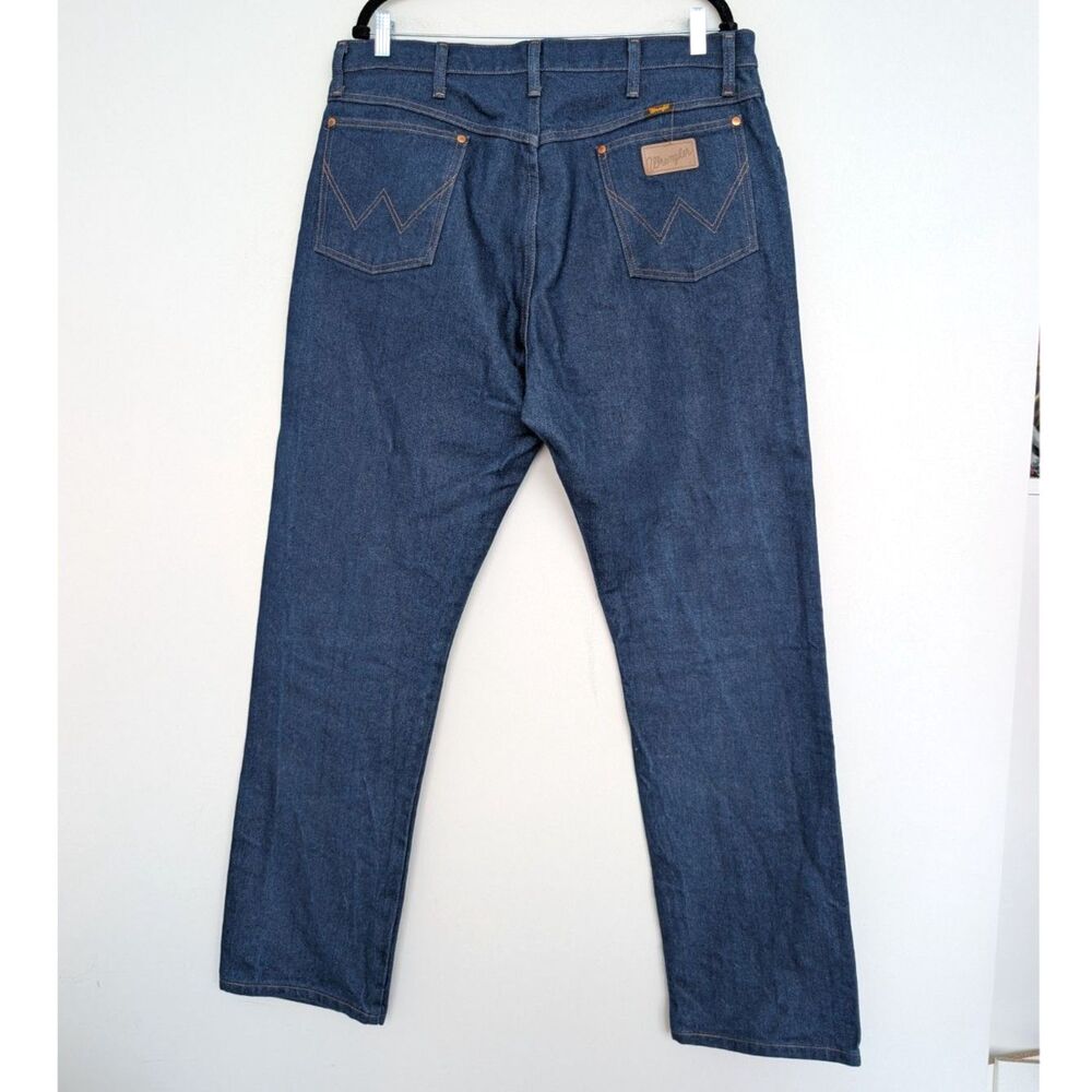 Wrangler Cowboy Cut Original Fit Rigid Denim Jeans Sz 38x33 Western